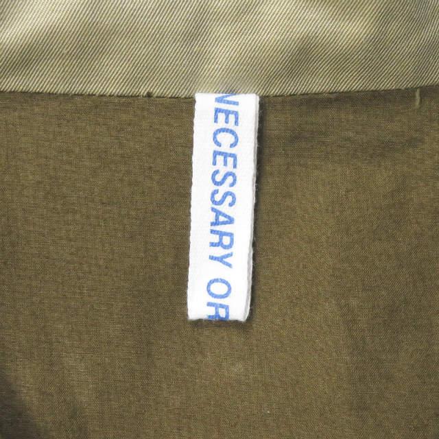 Necessary or unnecessary ネセサリーオアアンネセサリー コットンツイルワークジャケット 90010764 L NOUN マンボラマ ブルゾン j3729 |  | 02
