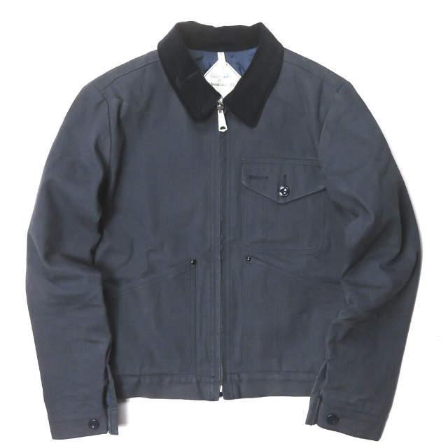 Necessary or unnecessary ネセサリーオアアンネセサリー CANVAS WORK JACKET キャンバスワークジャケット 1 ネイビー マンボラマ j3749 | 