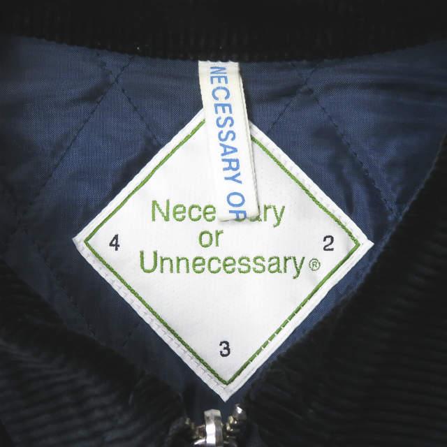 Necessary or unnecessary ネセサリーオアアンネセサリー CANVAS WORK JACKET キャンバスワークジャケット 1 ネイビー マンボラマ j3749 |  | 02