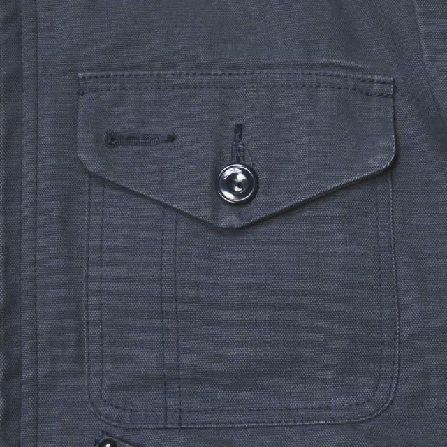 Necessary or unnecessary ネセサリーオアアンネセサリー CANVAS WORK JACKET キャンバスワークジャケット 1 ネイビー マンボラマ j3749 |  | 05