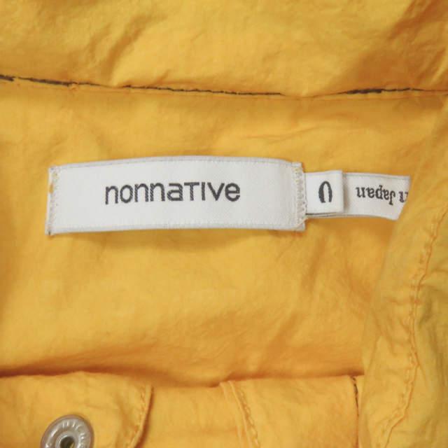 nonnative ノンネイティブ PEDALER BLOUSON - COTTON SQUARE CLOTH OVERDYED ぺダラーブルゾン NN-J2317 0 イエロー ジャケット j3762 |  | 02