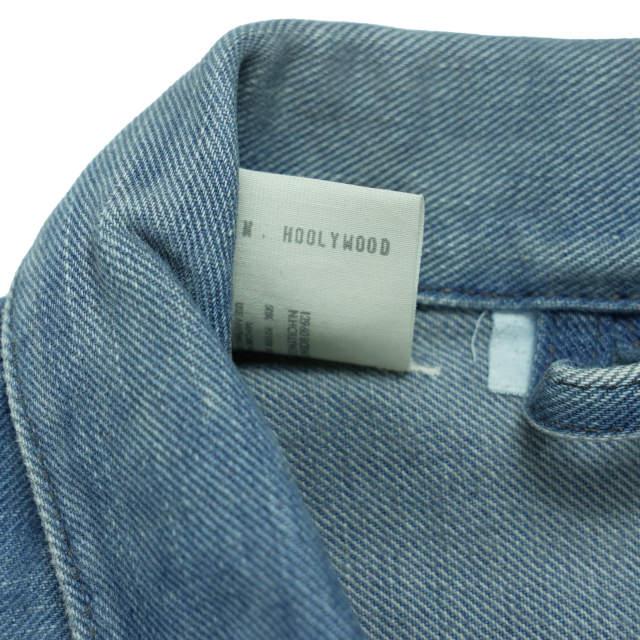 n.hoolywoodショートデニムコート/インディゴ/サイズ36 osharewalker デニム ジャケット レディース ライトアウター