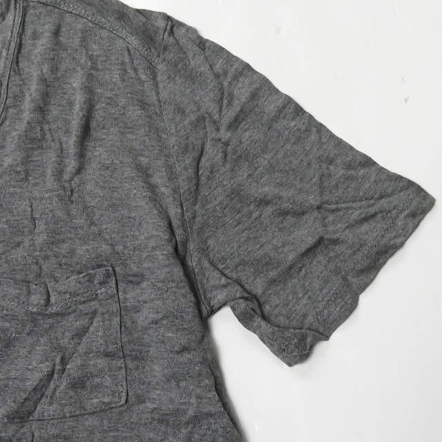 ティーバイアレキサンダーワン T by ALEXANDER WANG レーヨンVネックポケットTシャツ S グレー 半袖 カットソー トップス |  | 05