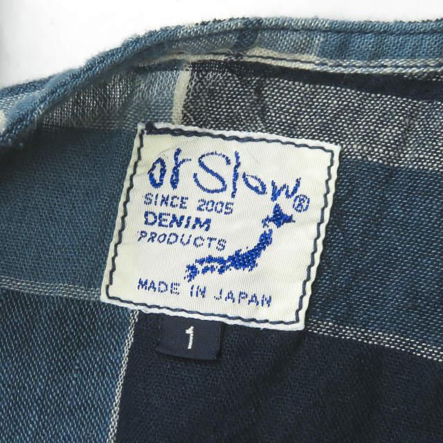 オアスロウ orslow 日本製 コットンリネンノースリーブチェックブラウス 1 ネイビー ベスト プルオーバー シャツ トップス |  | 02