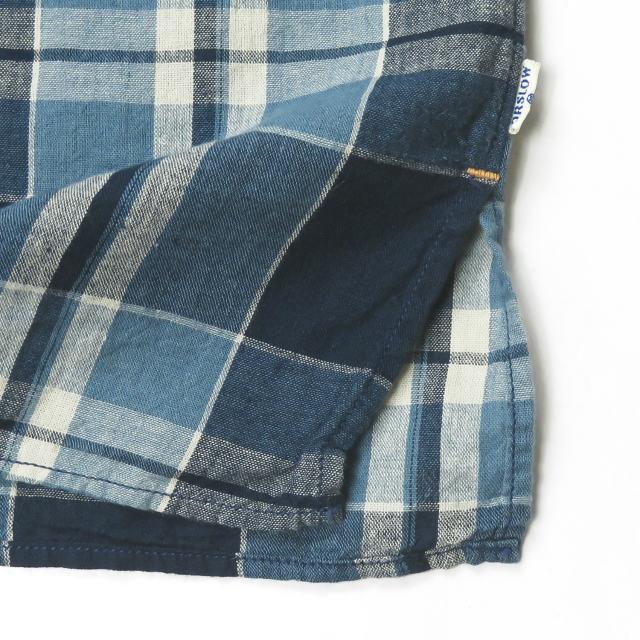 オアスロウ orslow 日本製 コットンリネンノースリーブチェックブラウス 1 ネイビー ベスト プルオーバー シャツ トップス |  | 04