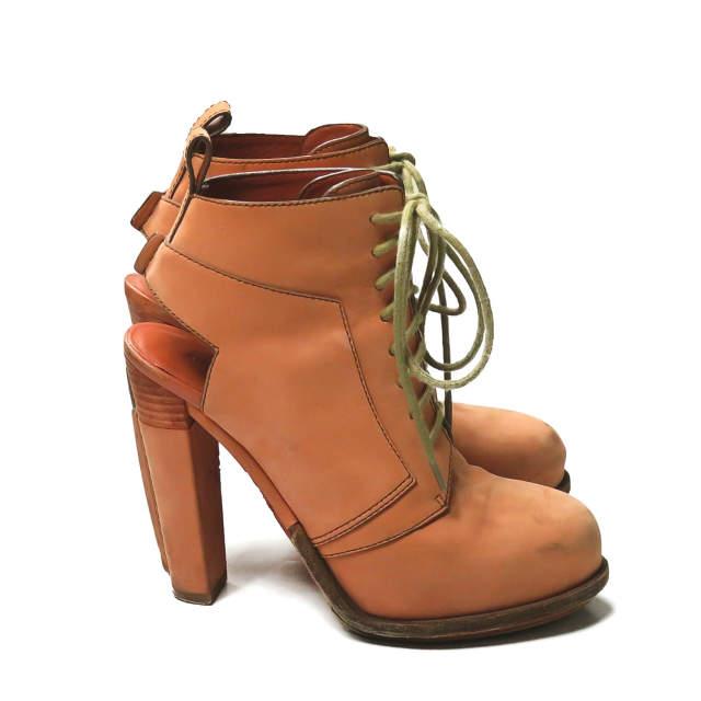 ALEXANDER WANG アレキサンダーワン DAKOTA LACE-UP BOOTIE ヌバックレースアップブーティー 36(22.5cm) ベージュ ハイヒール ☆☆lc12924 |  | 03