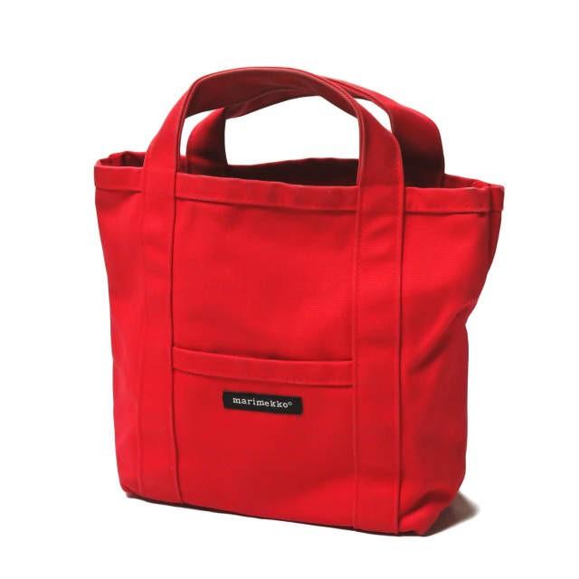 マリメッコ marimekko Mini Peruskassi ミニペルスカッシ レッド エコバッグ カバン | 