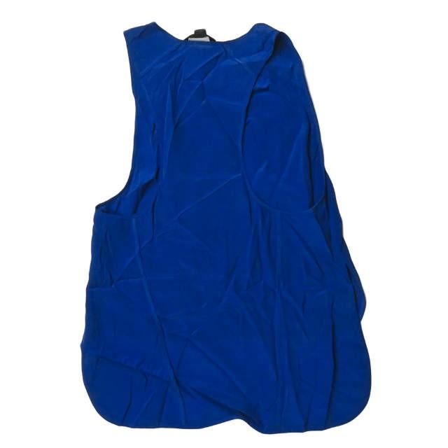 アレキサンダーワン ALEXANDER WANG ノースリーブクルーネックシルクブラウス S ブルー トップス |  | 01