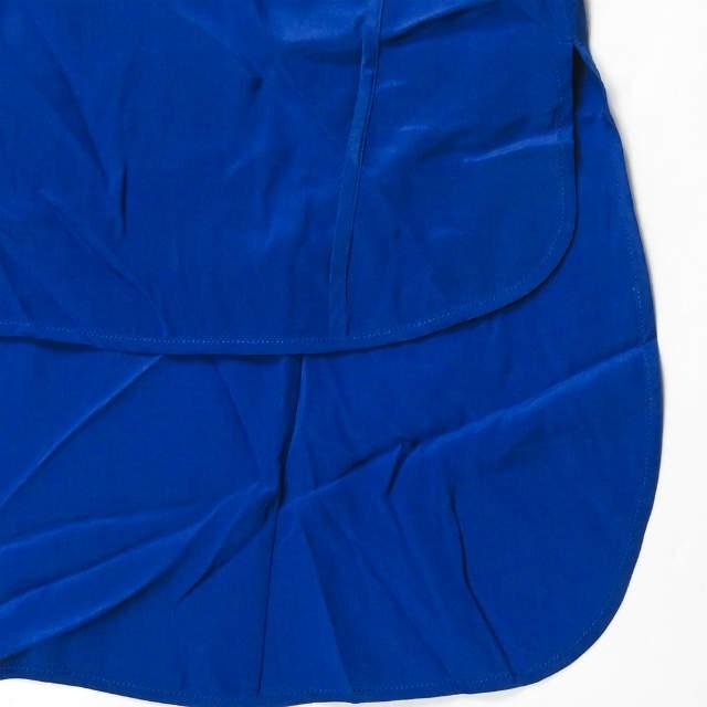 アレキサンダーワン ALEXANDER WANG ノースリーブクルーネックシルクブラウス S ブルー トップス |  | 05