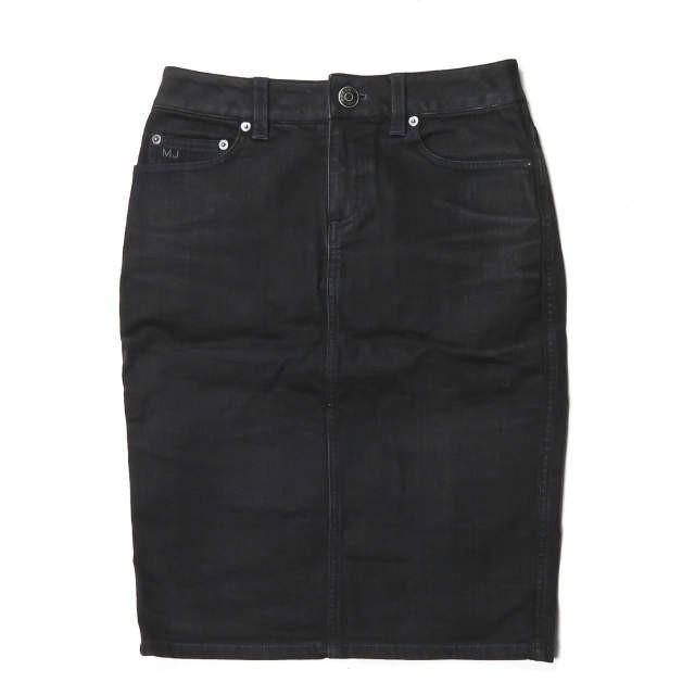 マークバイマークジェイコブス MARC BY MARC JACOBS ストレッチデニムタイトスカート 0 ブラック ミドル 5P ボトムス | 