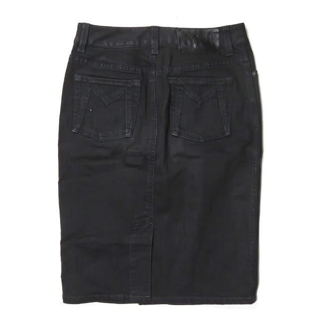 マークバイマークジェイコブス MARC BY MARC JACOBS ストレッチデニムタイトスカート 0 ブラック ミドル 5P ボトムス |  | 01