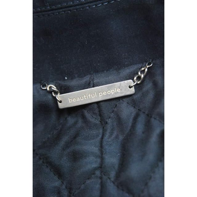 beautiful people c.double gabardine pea coat キルトライナー付き ウールギャバジンPコート 160 ネイビー ピーコート lc15863 |  | 02