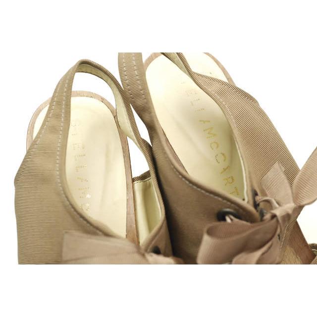 Stella McCartney ステラマッカートニー レースアップウッドサンダル 36(23cm) TABAC ベージュ シューズ lc21215 |  | 06