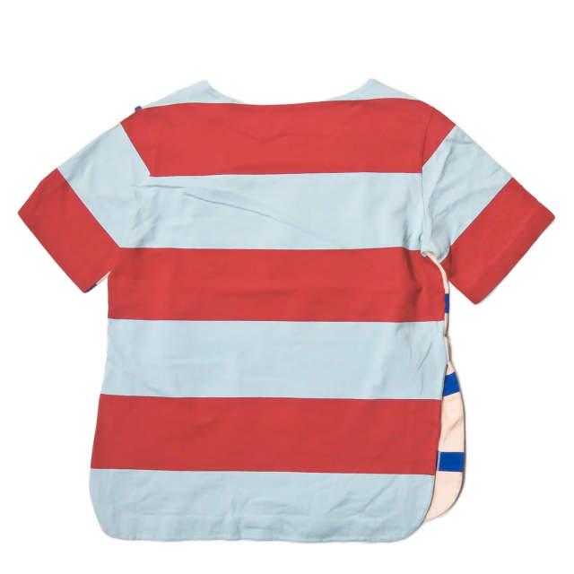 Stella McCartney ステラマッカートニー イタリア製 フラワーポケットボーダーカットソー 370179SEW15 38 ピンク 半袖 Tシャツ ☆☆lc21665 |  | 01