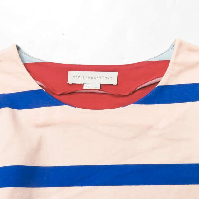 Stella McCartney ステラマッカートニー イタリア製 フラワーポケットボーダーカットソー 370179SEW15 38 ピンク 半袖 Tシャツ ☆☆lc21665 |  | 03