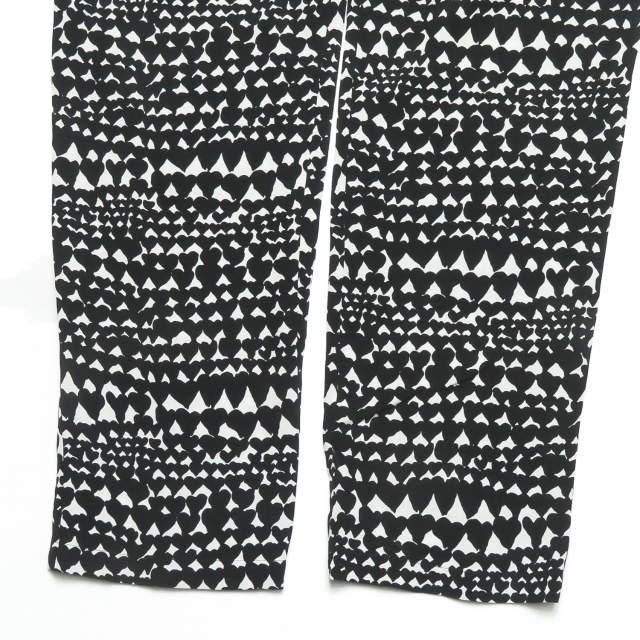 ステラマッカートニー Stella McCartney Christine ハートプリントシルクトラウザーパンツ 293557 SCA02 42 ブラック イージー 総柄 ボトムス |  | 07