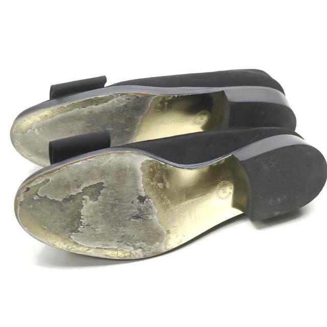 Stella McCartney ステラマッカートニー マットリボンフラットシューズ 37(24cm) ブラック ローファー パンプス シューズ |  | 08