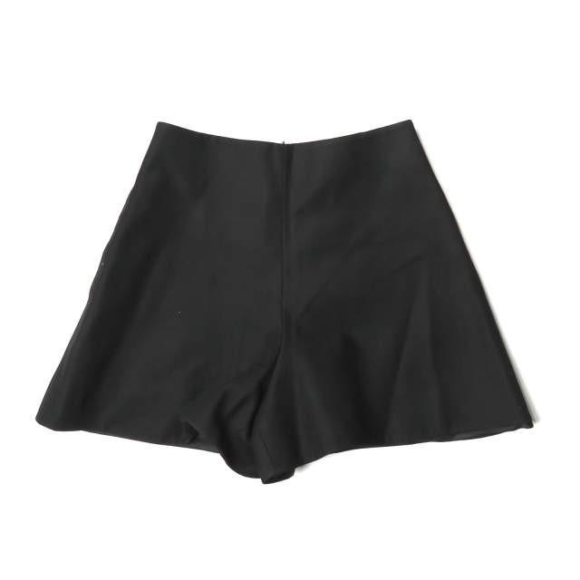 カルヴェン カルベン CARVEN ハンガリー製 コットンダブルクロスキュロットショーツ 34 ブラック ショーツ ボンディング ショートパンツ ボトムス | 