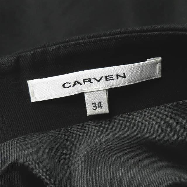 カルヴェン カルベン CARVEN ハンガリー製 コットンダブルクロスキュロットショーツ 34 ブラック ショーツ ボンディング ショートパンツ ボトムス |  | 02