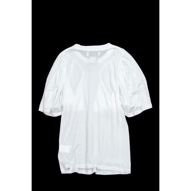 ファセッタズム FACETASM 17SS GATHERD TEE ギャザースリーブクルーネックTシャツ ZUK-1010-04 1 ホワイト 半袖 トップス |  | 01