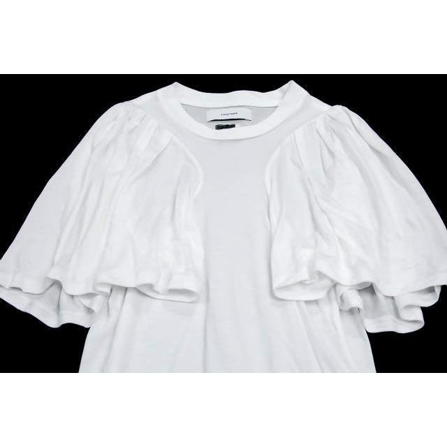 ファセッタズム FACETASM 17SS GATHERD TEE ギャザースリーブクルーネックTシャツ ZUK-1010-04 1 ホワイト 半袖 トップス |  | 03