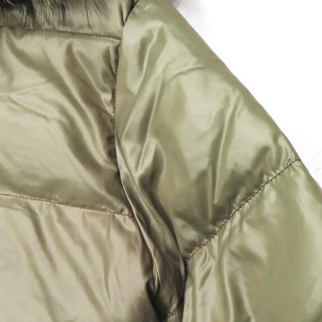 DUVETICA デュベティカ Kappa ラクーンファー ナイロンダウンコート D.037.00.MFG-1001R 40 カーキ フード アウター ☆☆lc22852 |  | 04