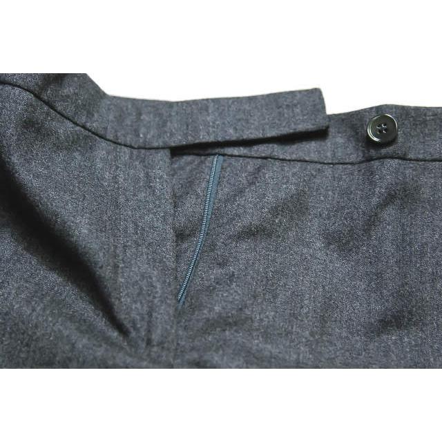 カルヴェン カルベン CARVEN フラノウール ノープリーツテーパードスラックス 390P23 38 グレー パンツ ボトムス |  | 03