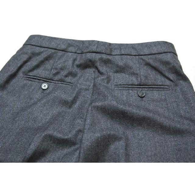カルヴェン カルベン CARVEN フラノウール ノープリーツテーパードスラックス 390P23 38 グレー パンツ ボトムス |  | 05