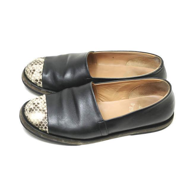 SUNSEA サンシー Python Slip On パイソン切り替え レザースリッポン 1