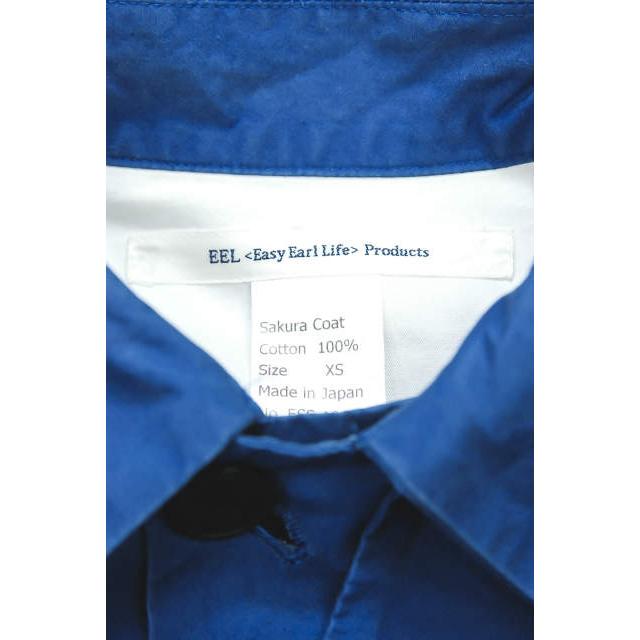 EEL イール SAKURA COAT サクラコート ESS-10101 XS ブルー コットン ステンカラーコート アウター lc23025 |  | 02