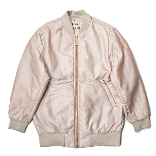 Acne Studios アクネストゥディオズ SELOW BOMBER AW15 ナイロンツイルボンバージャケット 32 ピンク オーバー