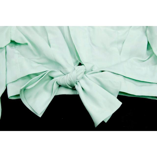 FACETASM ファセッタズム 日本製 タイフロントクロップドシャツ ZUK-3010-03 1 グリーン 長袖 テンセル ブラウス トップス lc23323 |  | 06