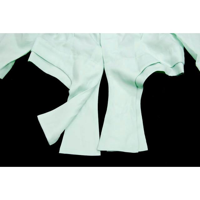 FACETASM ファセッタズム 日本製 タイフロントクロップドシャツ ZUK-3010-03 1 グリーン 長袖 テンセル ブラウス トップス lc23323 |  | 07