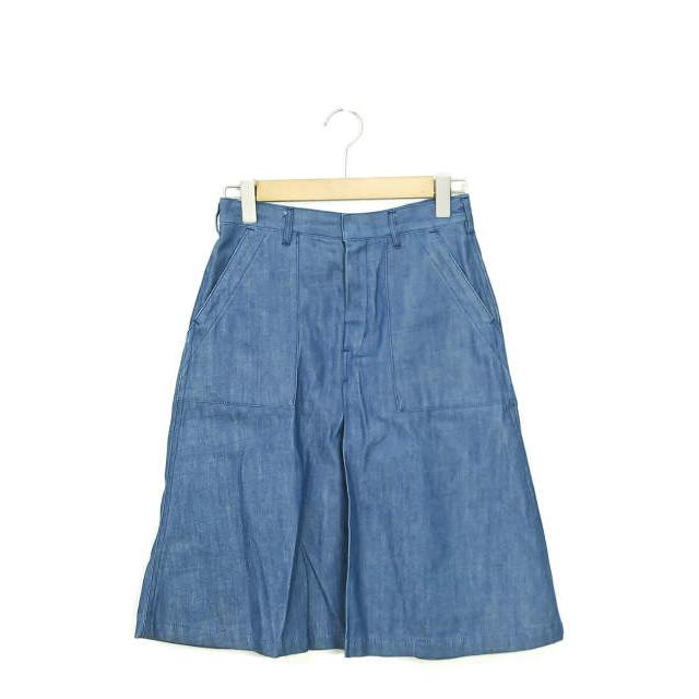 HYKE ハイク 日本製 14SS デニムベイカースカート 141-14007 1 ブルー 台形 フレア ボトムス lc23456 | 