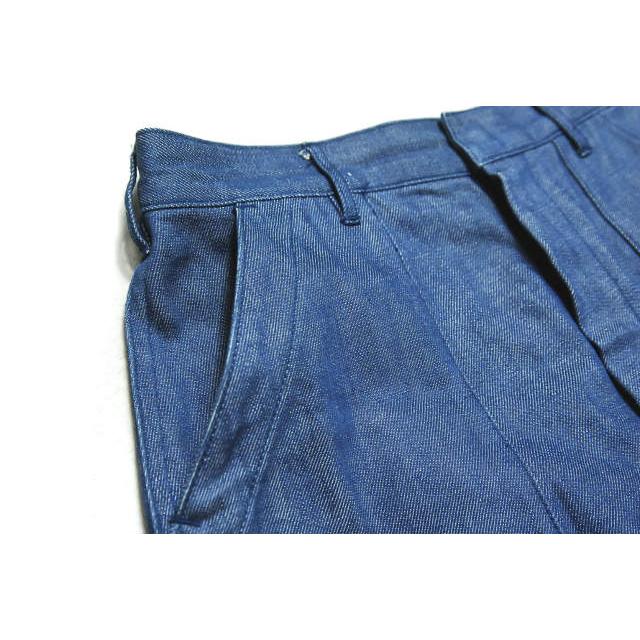 HYKE ハイク 日本製 14SS デニムベイカースカート 141-14007 1 ブルー 台形 フレア ボトムス lc23456 |  | 04