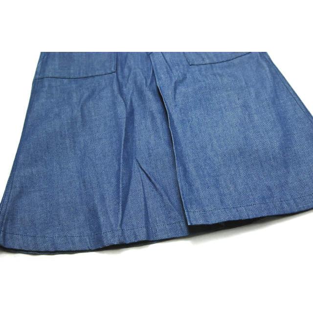 HYKE ハイク 日本製 14SS デニムベイカースカート 141-14007 1 ブルー 台形 フレア ボトムス lc23456 |  | 07