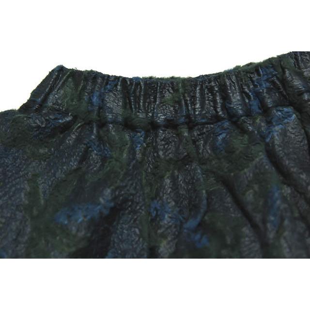 Julien David ジュリアンディビッド 3D Tropical Velvet skirt トロピカル柄 ベルベットイージースカート S ネイビー/グリーン lc24018 |  | 04