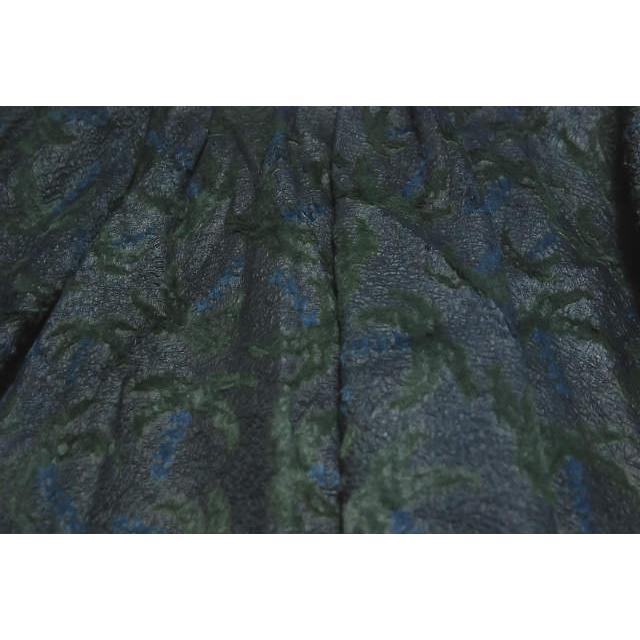 Julien David ジュリアンディビッド 3D Tropical Velvet skirt トロピカル柄 ベルベットイージースカート S ネイビー/グリーン lc24018 |  | 05