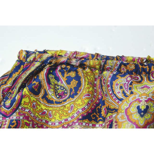 CARVEN カルヴェン カルベン シルクペイズリーイージースカート 38 ネイビー/イエロー/ピンク 台形 総柄 ボトムス lc24931 |  | 03