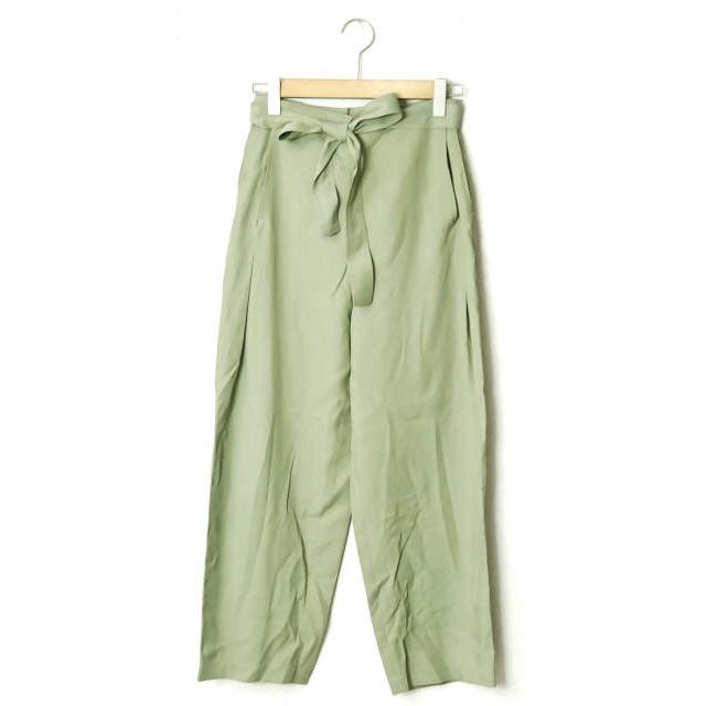 beautiful people ビューティフルピープル 18AW ヴィスコースギャバジンサイドタックパンツ 1845105002 36 オリーブ レーヨン lc25384 | 