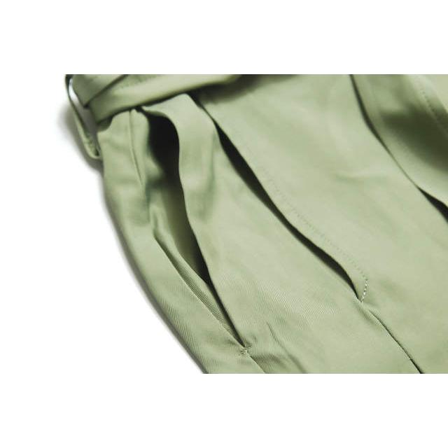 beautiful people ビューティフルピープル 18AW ヴィスコースギャバジンサイドタックパンツ 1845105002 36 オリーブ レーヨン lc25384 |  | 04