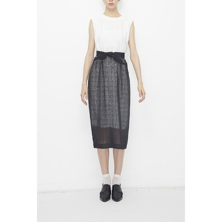 TOGA PULLA トーガ プルラ メッシュレイヤードノースリーブワンピース TP41-FH225 2 ホワイト/ブラック ドレス シースルー lc25512 |  | 03