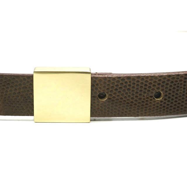 ビューティフルピープル beautiful people 17AW OBIJIME lizard belt 帯締めリザードベルト 1735511938 75 ダークブラウン レザー |  | 03