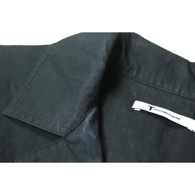 T by ALEXANDER WANG アレキサンダーワン コットンナイロンロンパース 2 ブラック 半袖 サロペット ワンピース オールインワン lc25804 |  | 04