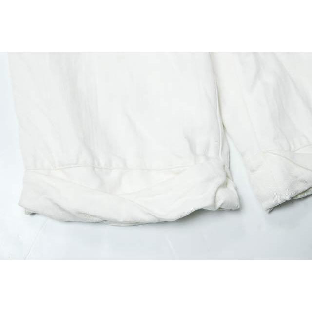 【中古】ディベロップメント development アメリカ製 リネンレーヨンクロップドパンツ 4 ホワイト ジップフライ ボトムス |  | 08