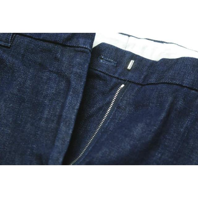 UNUSED アンユーズド 日本製 12oz Denim wide pants デニムワイドパンツ UW0492 00 インディゴ カットオフ ボトムス |  | 03