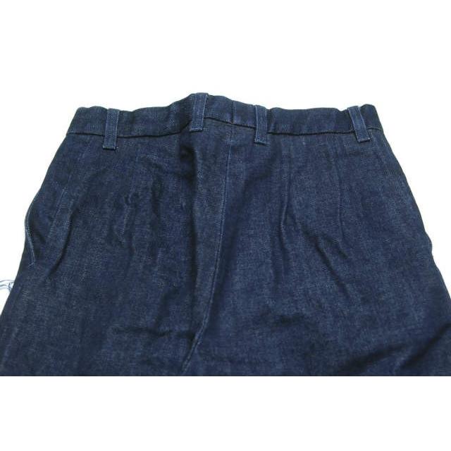 UNUSED アンユーズド 日本製 12oz Denim wide pants デニムワイドパンツ UW0492 00 インディゴ カットオフ ボトムス |  | 04
