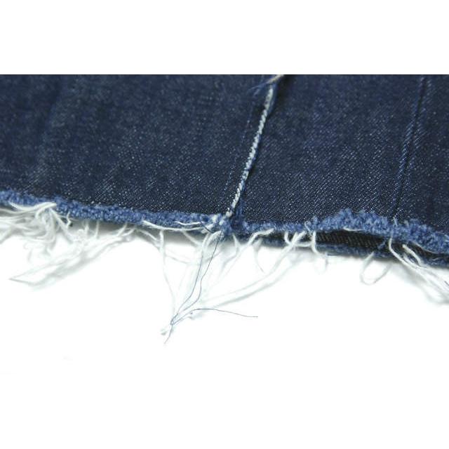 UNUSED アンユーズド 日本製 12oz Denim wide pants デニムワイドパンツ UW0492 00 インディゴ カットオフ ボトムス |  | 07