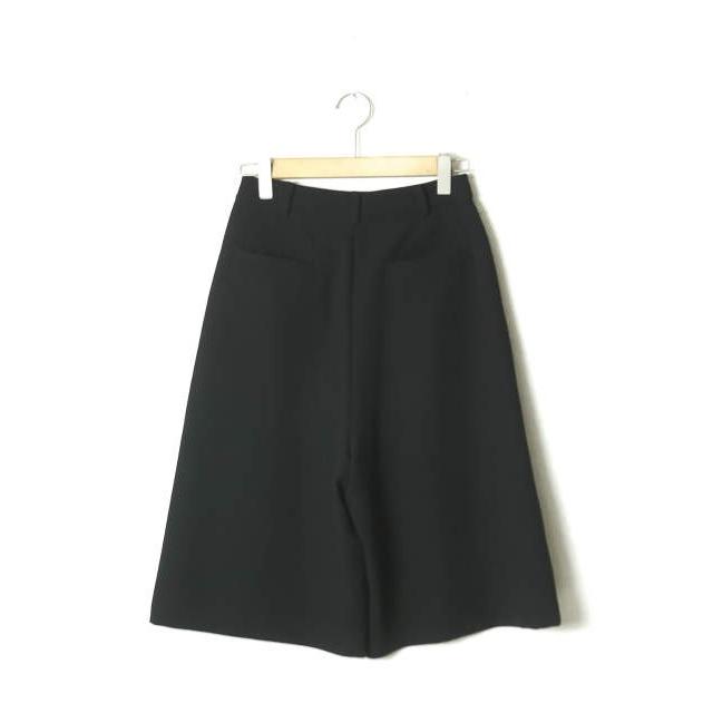 Ray BEAMS レイビームス Wクロスフレアキュロット 63-28-0003-690 1 ブラック ガウチョ パンツ ボトムス |  | 01