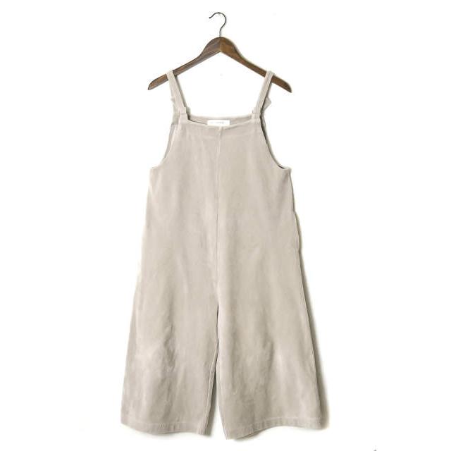 Ray BEAMS レイビームス コードベロアサロペット 63-17-0050-690 ベージュ オーバーオール オールインワン コーデュロイ ☆☆lc26454 | 